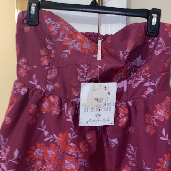 Free People Matilda strapless mini dress, size large and NWT. Tie in back is ❤️ - Picture 12 of 14